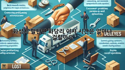 화성시 팔탄면 화당리 이사, 시간은 얼마나 걸릴까요?